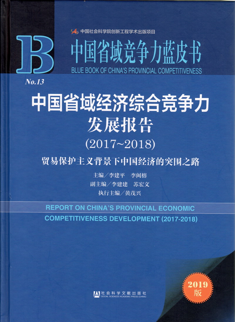 黄片操b中国省域经济综合竞争力发展报告（2017-2018）